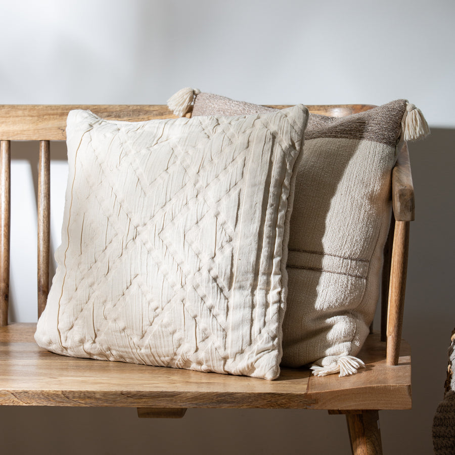 Woven Cotton Jacquard Pillow