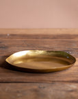 Round Gold Candle Plate 6"