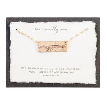 Immeasurably More Necklace 14K Gold Fill