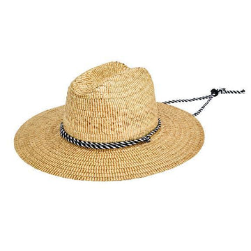 Men's Kwai Braided Straw Lifeguard Hat