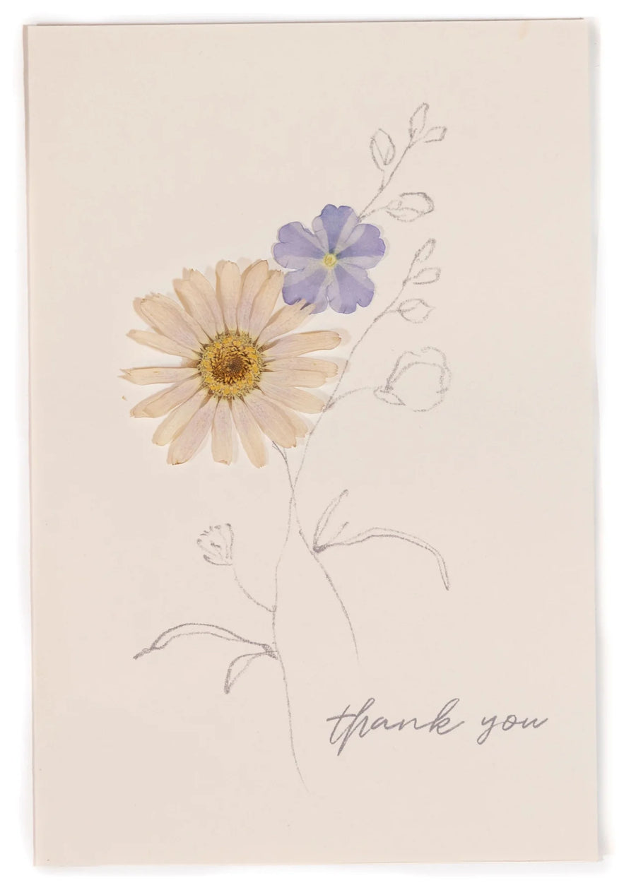 Pressed Floral Stationery