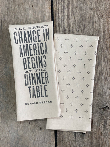 All Great Change In America Kitchen Towel
