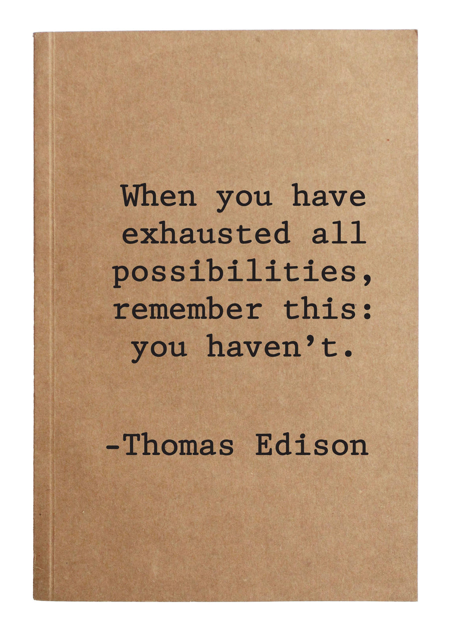 Thomas Edison Kraft Notebook