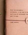 Jane Goodall Artisan Leather Journal